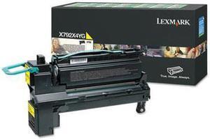 Lexmark X792X4CG, X792X4KG, X792X4MG, X792X4YG Toner - LEXX792X4YG