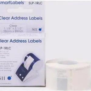 SEIKO SMART LABEL TRUE CLEAR ADDRESS LAB - SLP-1RLC