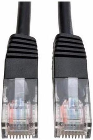 TRIPP LITE 14FT CAT5E / CAT5 350MHZ MOLDED PATCH CABLE RJ45 M/M BLACK 14' - PATCH CABLE - 14 FT - BLACK