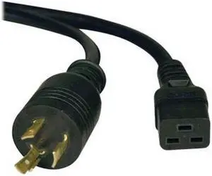 TRIPP LITE 10FT POWER CORD EXTENSION CABLE L6-20P TO C19 FOR PDU/UPS HEAVY DUTY 20A 12AWG 10' - POWER CABLE - 10 FT-P040-010