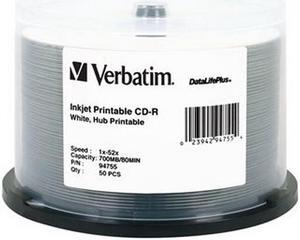 VERBATIM DATALIFEPLUS - CD-R X 50 - 700 MB - STORAGE MEDIA-94755