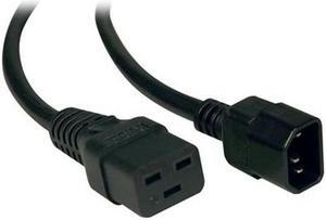 TRIPP LITE 6FT POWER CORD CABLE C19 TO C16 HEAVY DUTY 15A 14AWG 6' - POWER CABLE - 6 FT-P047-006