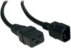 TRIPP LITE 4FT POWER CORD EXTENSION CABLE C19 TO C14 HEAVY DUTY 15A 14AWG 4' - POWER CABLE - 4 FT-P047-004