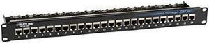 BLACK BOX JPM804A-R2 PTCH PNL CAT5E FD-THR 1U SHIELDED 24PT