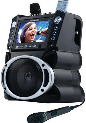 Karaoke USA GF839 DVD/CDG/MP3G Karaoke System with 7" TFT Color Screen
