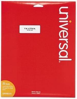 Universal White Labels - UNV80101
