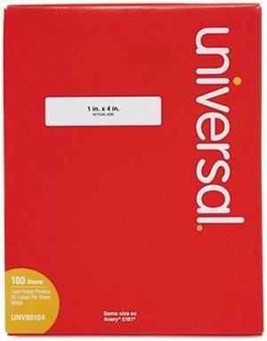 Universal White Labels - UNV80104