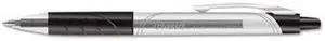 Universal Deluxe Clear Barrel Retractable Gel Ink Roller Ball Pen - UNV39910