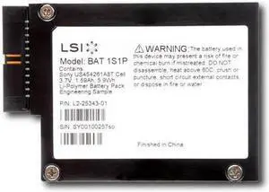 Megaraid Lsiibbu09 Battery Backup Unit For Megaraid Sas 9265 & 9285