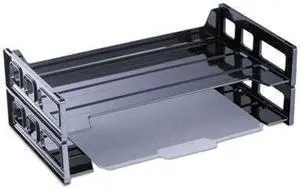 Universal Recycled Plastic Side Load Desk Trays - UNV08101