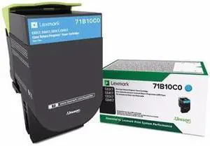 Lexmark 71B10C0 Cyan Toner Cartridge
