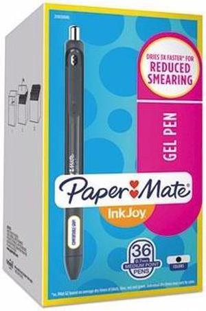 InkJoy Gel Retractable Pen Office Pack, Black Ink, 0.7mm, 36/Pack