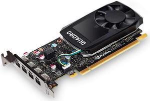 PNY NVIDIA Quadro P600 2GB GDDR5 4Mini DisplayPorts PCI-Express Video Card
