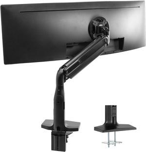 VIVO Single Pneumatic Mount, Fits up to 49 inch Ultrawide Monitor, Adjustable Desk Stand, Max VESA 200x100, STAND-V100H