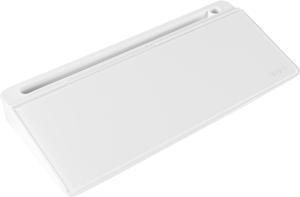 VIVO Small Desktop Dry Erase Board with Pen Slot and Hidden Storage, 16" x 7" Glass Whiteboard (DESK-WB16A)