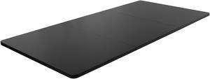 VIVO Black 71" x 36" Universal Extra Wide 3 Segment Table Top for Standard & Sit Stand Desk Frames, DESK-TOP72-36B