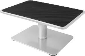 VIVO Universal Height Adjustable Ergonomic Computer Monitor and Laptop Riser Tabletop Stand Silver STANDV000S
