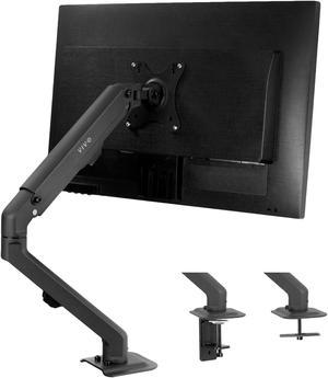 VIVO Black Articulating Single 17" to 27" Monitor Mechanical Spring Arm, Clamp-on Desk Mount Stand (STAND-V100S)