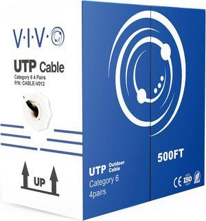 VIVO 500ft Cat6 LAN Network Ethernet Cable Wire Cat-6 Waterproof Outdoor Burial