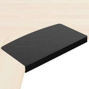 VIVO Steel L Desk Connector for Bridge Corner | Fits Keyboard Tray Desk Mounts (DESK-AC07S)