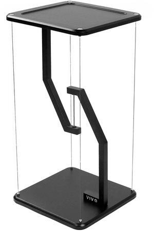 VIVO Universal Black 24" Tall Tensegrity Speaker Floor Stand, Floating Modern Speaker Holder Platform (STAND-TEN02B)