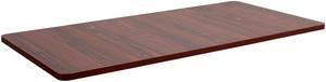 VIVO Dark Walnut 60 x 30 inch Universal 3 Segment Table Top for Standard & Sit Stand Desk Frames (DESK-TOP60-30D)