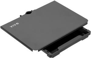 VIVO Clamp-on 14" x 10" Utility Shelf Pole Mount with Storage Drawer
