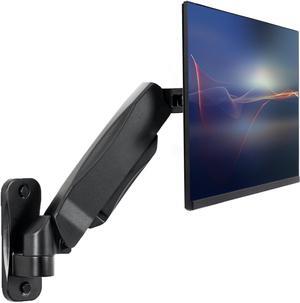 VIVO Black Pneumatic Spring Arm Full Motion Articulating Monitor Wall Mount for 17" to 32" Screens MOUNT-V001A