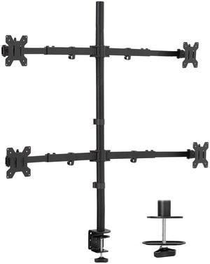 VIVO Telescoping Quad Ultra Wide 27" to 38" Monitor Heavy Duty Desk Mount Stand