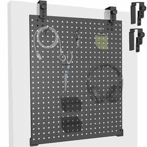 VIVO Steel 20 x 25 inch Hanging Pegboard, Black,  PP-PB25H
