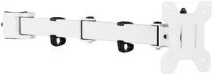 VIVO White Fully Adjustable Single Monitor Arm for Desk Mount Stand