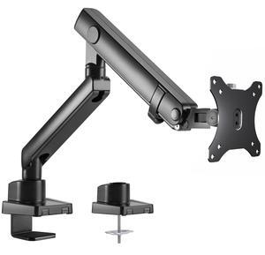 VIVO Premium Aluminum Full Motion Single Arm Monitor Desk Mount Stand | Fits Screens up to 32" (STAND-V101BB)