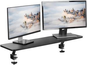 VIVO Black Clamp-on Large 40" Desk Shelf | Monitor Laptop Riser Desk Organizer