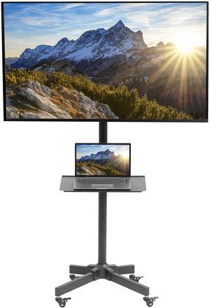 VIVO Mobile TV Cart for 13" to 60" LCD LED Plasma Flat Panel | Stand with Wheels
