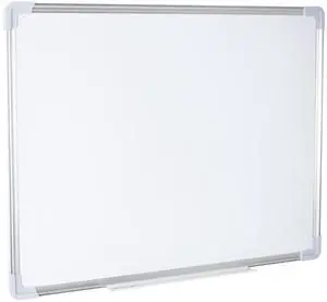 VIVO 24 x 20 inch Whiteboard with Ultra Thin Hook Mounting System for Closed Door and Cubicle Wall Hanging, Dry Erase Board for Dorm, Home, or Office, PP-WB01