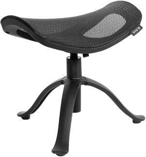 VIVO Height Adjustable Footrest for Desk, Rotatable Under Workstation Ottoman
