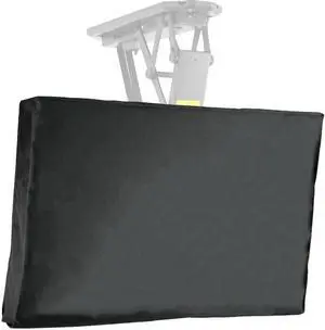 VIVO Black 50" to 55" TV Cover for VIVO Electric Ceiling TV Mount MOUNT-E-FD55, Water Resistant, Outdoor, COVER-FD50