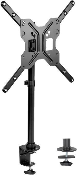 VIVO Black Ultra Wide Screen TV Desk Mount for Screens up to 55" | Full Motion Television Stand (STAND-V155C)
