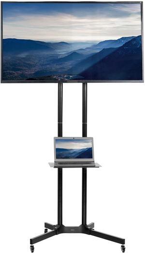 VIVO Tall Mobile TV Cart for 32" to 83" LCD LED Plasma Flat Panel Stand w/Wheels