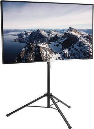 VIVO Black Tripod 37" to 75" TV Display Floor Stand Height Adjustable Mount
