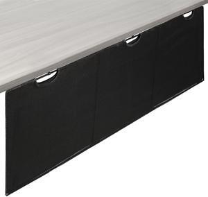 VIVO Black Under Desk Privacy & Cable Management Sleeve Panel 60" Kit