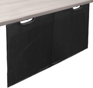 VIVO Black Under Desk Privacy & Cable Management Organizer Sleeve Wire Hider Panel - 30" Length Kit (DESK-SKIRT-30)