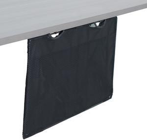 VIVO Black Under Desk Privacy & Cable Management Sleeve Panel 24" Kit