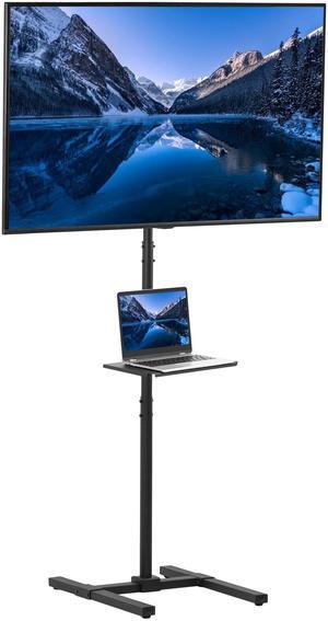 VIVO Extra Tall TV Floor Stand for 13" to 50" Screens, Height Adjustable Mount with Shelf