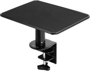 VIVO Black Universal Clamp-on Ergonomic Computer Monitor Laptop Riser Desk Stand