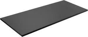 VIVO Black 71" x 30" Solid One-Piece Square Corner Table Top for Standard & Sit Stand Desk Frames, DESK-TOP71B-S