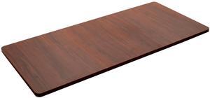 VIVO Dark Walnut 71 x 30 inch Universal Table Top for Sit to Stand Desk Frames