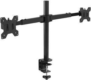 VIVO Telescoping Dual 21" to 32" LCD Monitor Desk Mount Stand, Heavy Duty, Fully Adjustable (STAND-V002E)