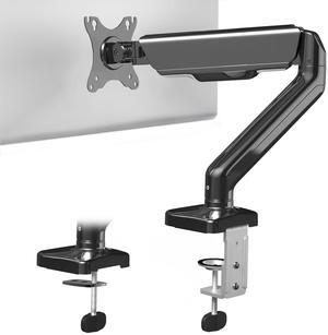Single Monitor Mechanical Spring Desk Mount Stand, Fits Computer Screens to 32"