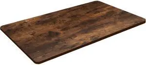 VIVO Rustic Vintage Brown 48 x 30 inch Universal Solid One-Piece Table Top for Standard & Sit Stand Desk Frames (DESK-TOP48-30N)